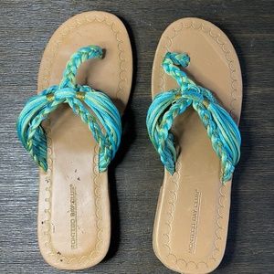 Bright Braided Flat Sandal